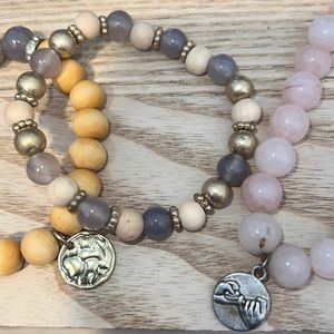 Neutral Bead Bracelets